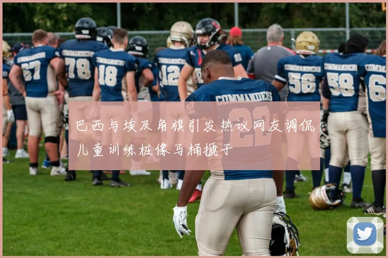巴西与埃及角旗引发热议网友调侃儿童训练桩像马桶搋子
