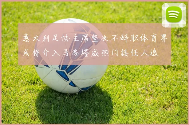 意大利足协主席坚决不辞职体育界或将介入马洛塔成热门接任人选
